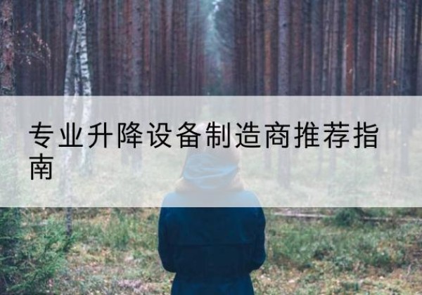 弋江电动剪叉升降平台厂家-专业升降设备制造商推荐指南